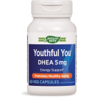 Nature's Way Youthful You DHEA 5 mg, 60 Veg capsules