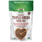 NOW Foods Triple Omega Seed Mix, Organic - 12 oz.