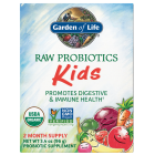 Garden of Life RAW Probiotics for Kids Digestive Powder, Banana Flavor, 3.4 oz.