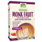 NOW Foods Monk Fruit with Erythritol, Organic - 70 Packets