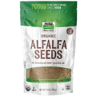 NOW Foods Alfalfa Seeds, Organic - 12 oz.