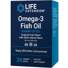 Life Extension Omega-3 Fish Oil Gummy Bites - Front view