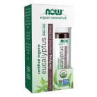 NOW Foods Eucalyptus Essential Oil Blend, Organic Roll-On - 10 mL