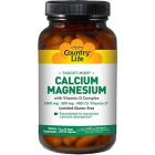 Country Life Calcium Magnesium with Vitamin D Complex, 360 Vegan Capsules