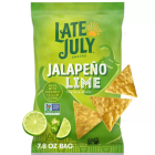 Late July Snacks Jalapeno Lime Tortilla Chips - Front view