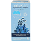 NatraCare Organic Cotton Super Tampons With Applicator, 16 Count