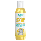 NOW Foods Soothing Baby Oil, Fragrance Free - Front view