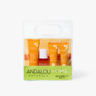 Andalou Naturals To Go Brightening Routine Set, 4-Piece Kit - Front view