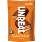 Unreal Dark Chocolate Caramel Peanut Nougat Bars - Front view