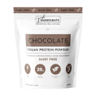 Just Ingredients Vegan Chocolate Protein Powder - Front view