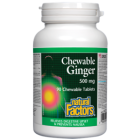 Natural Factors Chewable Ginger, 500mg, 90 Chewable Tabs