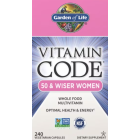 Garden of Life Vitamin Code 50 & Wiser Women, 240 Capsules