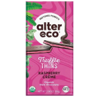 Alter Eco Raspberry Creme Truffle Thins Chocolate Bar, 2.96oz.