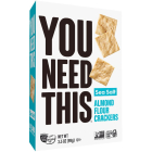 You Need This Almond Flour Crackers Sea Salt, 3.5 oz.