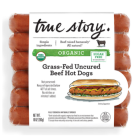 True Story Organic Grass-Fed Uncured Beef Hot Dogs - Front view