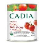 Cadia Organic Diced Tomatoes in Tomato Juice, 28 oz.