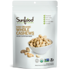 Sunfood Raw Organic Whole Cashews, 8 oz.