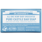 Dr. Bronner's Baby Unscented Pure-Castile Bar Soap, 5 oz.