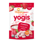 Happy Baby Organic Yogis Strawberry Freeze-Dried Yogurt & Fruit Baby Snacks - Front view