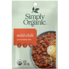 Simply Organic Mild Chili Seasoning Mix, 1 oz.