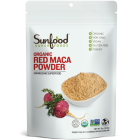 Sunfood Raw Organic Red Maca Powder, 8 oz.