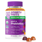 SmartyPants Organic Toddler Formula Multi, 60 Gummies