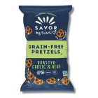 Savor by Suzie Roasted Garlic & Herb Grain-Free Pretzels - Front view
