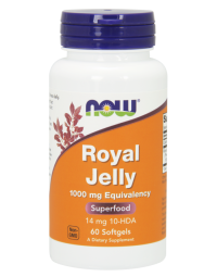 NOW Foods Royal Jelly 1000 mg - 60 Softgels