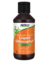 NOW Foods Chlorophyll, Extra Strength Unflavored Liquid - 4 fl. oz.