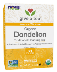 NOW Foods Dandelion Tea, Organic - 24 Tea Bags