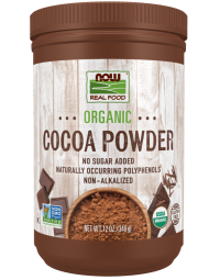 NOW Foods Cocoa Powder, Organic - 12 oz.