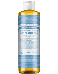 Dr. Bronner's Baby Unscented Pure-Castile Liquid Soap