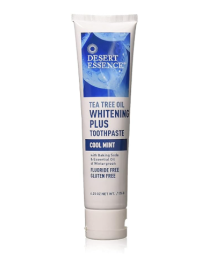 Desert Essence Whitening Plus Cool Mint Toothpaste, 6.25 oz.