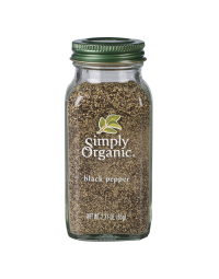 Simply Organic Black Pepper, Medium Grind, 2.31 oz.