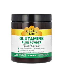 Country Life Glutamine Pure Powder - Front view