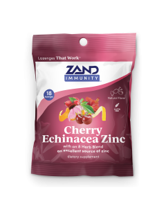 Zand Immunity Cherry Echinacea Zinc, 18 Lozenges - Front view