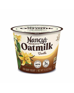 Nancy's Oatmilk Non-Dairy Yogurt Vanilla - Front view