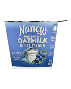 Nancy’s Probiotic Oatmilk Non-Dairy Blueberry Yogurt - Front view