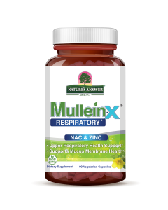 Nature's Answer Mullein-X Respiratory NAC and Zinc - Front view