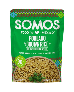 SOMOS Poblano Brown Rice, 8.8 oz.  