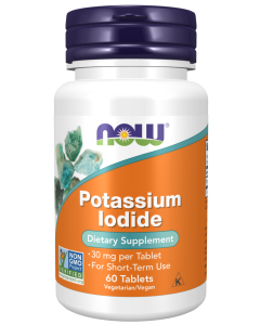 NOW Foods Potassium Iodide - 60 Tablets