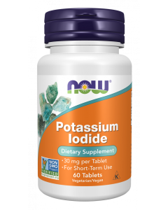 NOW Foods Potassium Iodide - 60 Tablets