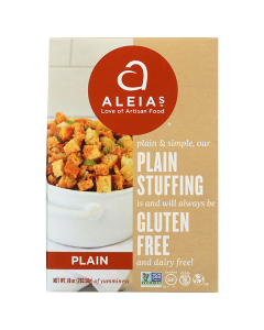 Aleia's Gluten Free Plain Stuffing, 10 oz.