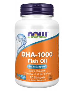 NOW Foods DHA-1000 Fish Oil, Extra Strength - 90 Softgels