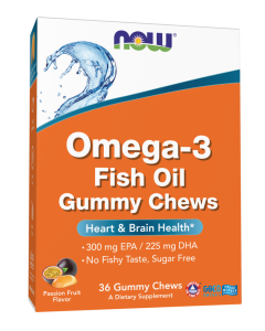 NOW Foods Omega-3 Fish Oil - 36 Gummy Chews