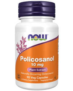 NOW Foods Policosanol 10 mg - 90 Veg Capsules