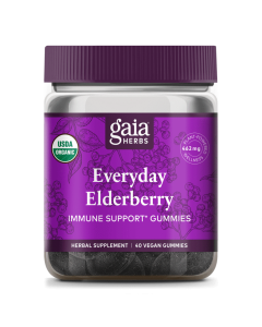 Gaia Herbs Everyday Elderberry Gummies