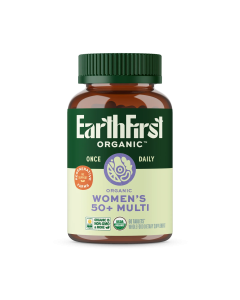 EarthFirst Organic Women's 50+ Multi Once Daily - Front view