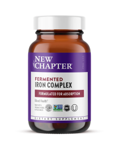 New Chapter Fermented Iron Complex - Front view