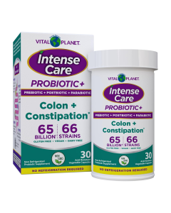 Vital Planet Intense Care Colon + Constipation Probiotic - Front view